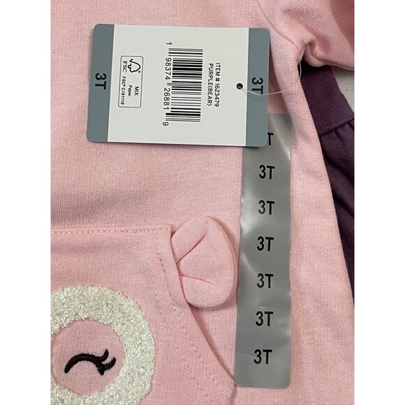Koala Kids 4-Piece Girls 3T Set: Dress Purple, Leggings, Pink Tunic NWT - Picture 10 of 13